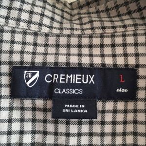 Cremieux Classics Shirt Plaid 100% Cotton Button D